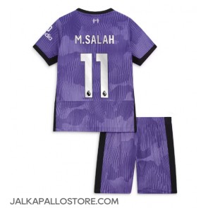 Liverpool Mohamed Salah #11 Kolmaspaita Lapsille 2023-24 Lyhythihainen (+ shortsit)